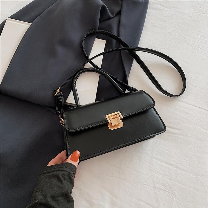 

Fashionable Small Square Handbag For Women In Black Beige Brown Pink And Khaki Colors Black