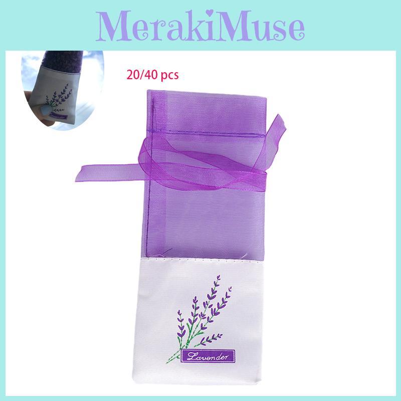 Elegant Lavender Fragrance Bag In Purple Floral Sachet Bag For Storage And Decoration