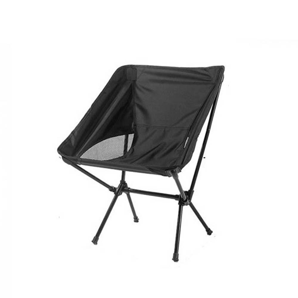 

Складное рыбацкое кресло, износостойкое кресло-луна, портативное сиденье для пеших прогулок, пикника, пляжа чёрный