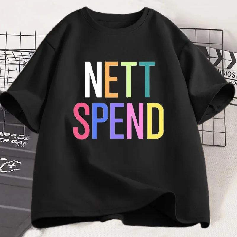 Nettspend TShirt Tee Tour Merch Y2K Clothes Women Casual Hip Hop Tshirt Womens Short Sleeve T Shirt Tees Y2K Graphic Tshirt S