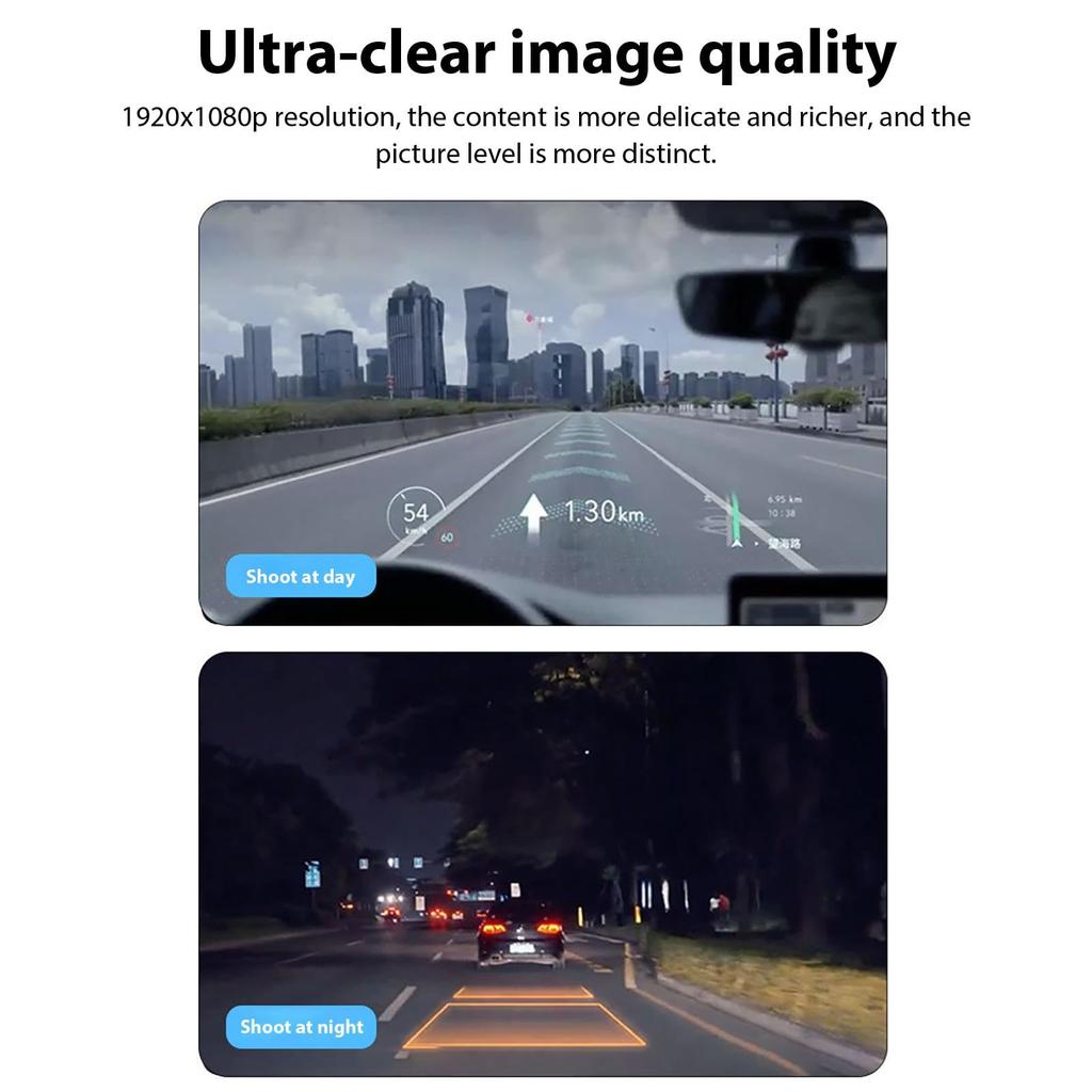 Phewl Car Dash Camera, Dash Camera, 1080P Car Dashboard Cam | Built-in Noise Reduction