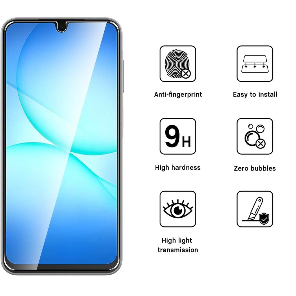 3 szt. Szkło Hartowane Do Samsung Galaxy A16 A26 A36 A56 A07 A17 A15 A25 A35 A55 A05 A05S A06 A14 A24 A34 A54 Folia Ochronna na Ekran