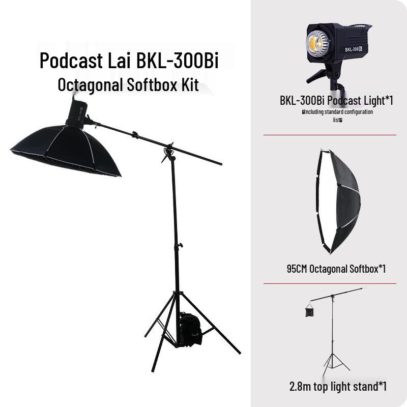 BKL300W Live Broadcast Fill & Beauty Soft Light for Photography