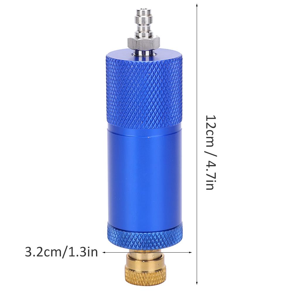 Oil‑Water Separator Filter for 30MPA 40MPA 4500psi Air Compressor with 8mm Female Connector Straight Male Connector