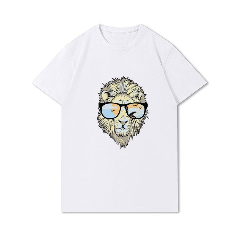 S-3XL 100 Fantasie Harajuku Grafica Estiva Bianca Magliette Donna Stampate Casual Maniche Corte Top Girocollo