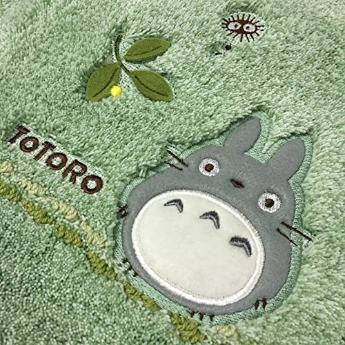 Senko My Neighbor Totoro Forest Wind Long Toilet Mat, Approximately 80 X 60 Cm, Green, 11833