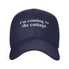 Im Coming To The Cottage Casual Baseball Cap Summer Trucker Hat Wholesale Hiking Fishing Hip Hop Hats Men Women Baseball Caps