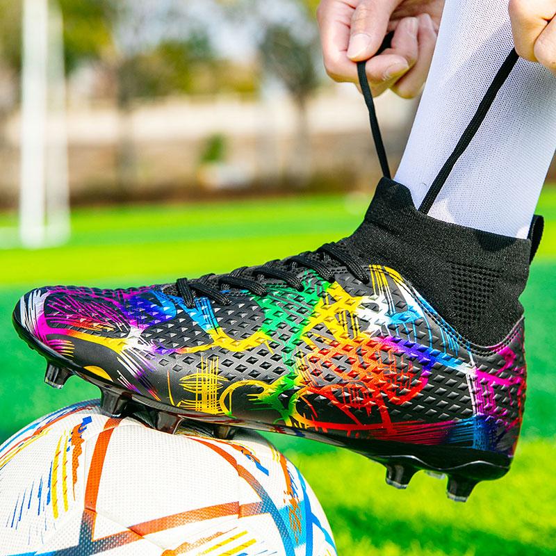35-46 Football Sole Help Outdoor Men's Long Nail Sports Football Boots Large Size Youth Sports Football Boots