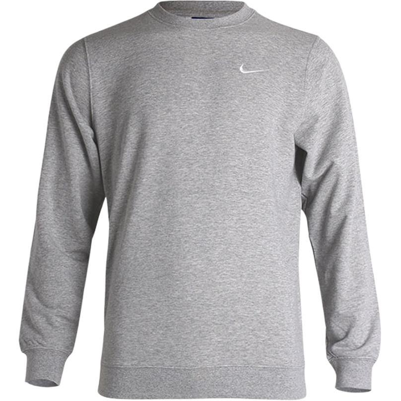 Nike Club FT french terry Round Neck Pullover Gray Men s AA3178-063 L