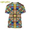 Summer Women's 3D Printing T-shirt Sparkling Camo Mandala Art T-shirt O-Neck Large Short Sleeve Casual Top