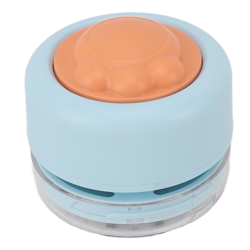 Portable Desktop Vacuum Cleaner Cute Cat Claw Shape Battery Powered Quiet Desk Dust Cleaner for Home School