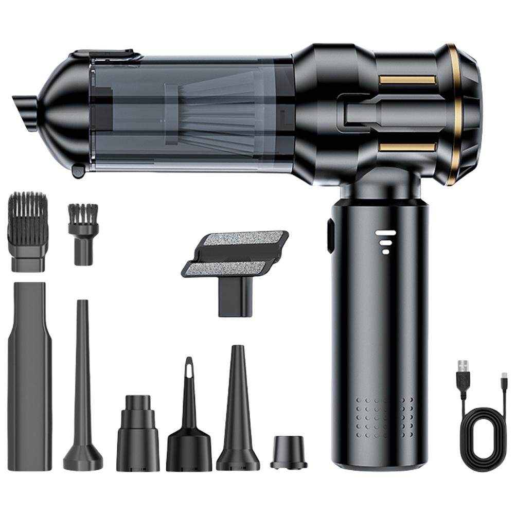 2025 New 16000PA Wireless Car Vacuum Cleaner Powerful Cleaning Machine Car Accessories Home Auto Mini Portable Cordless Cleaner Strong Suction