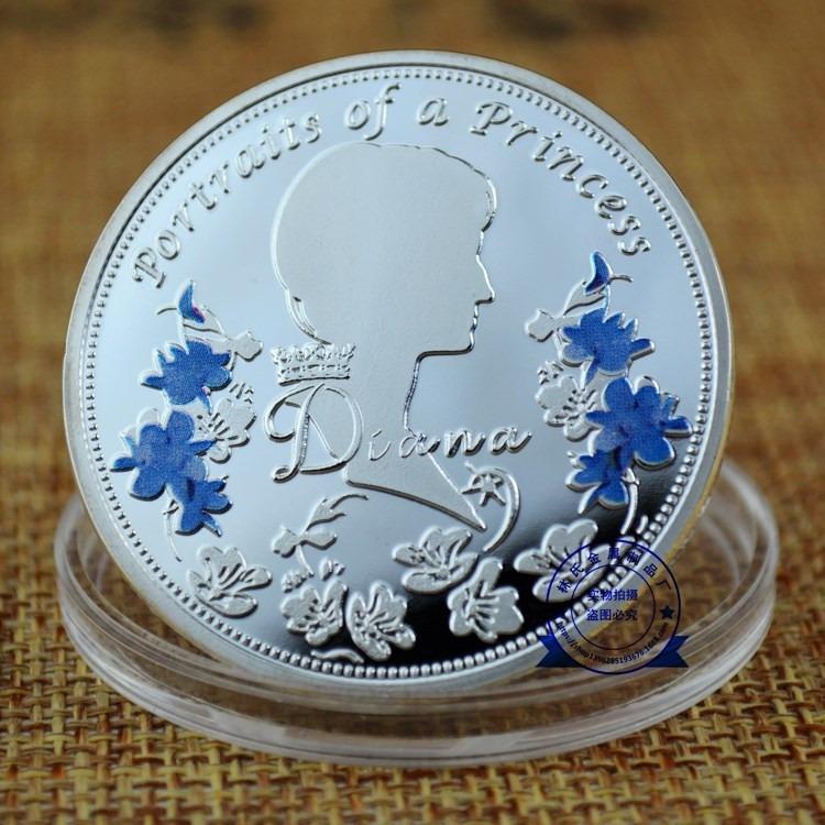 Diana, Queen of England Commemorative Coin, England's Last Rose Challenge Coin, Fan Commemorative Collection