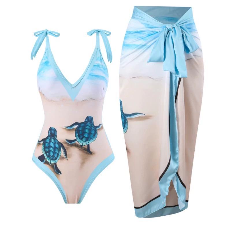 2025 Retro European-American Slimming Holiday Beach Swimsuit