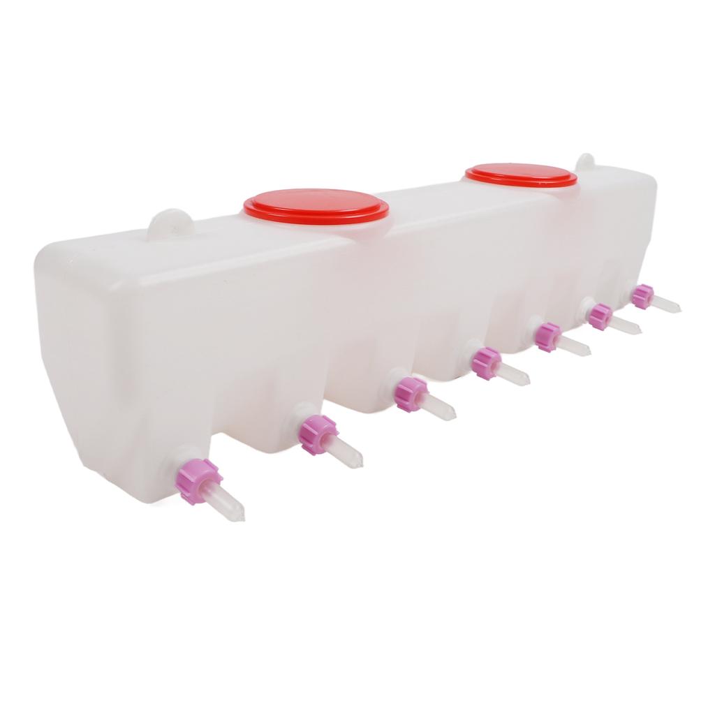 Livestock Milk Feeder 14 Nipples Double Sided 9L Silicone Lamb Drink Nipples with Check Valve for
