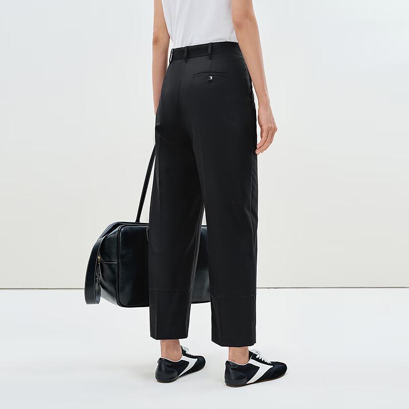 LESS 2025 Spring Tapered Casual Ankle Pants