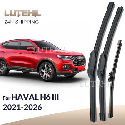 For HAVAL H6 III -2026   2024 2025 Wiper Front & Rear Wiper Blades Windshield Windscreen Window Brushes 24"+19"+10"