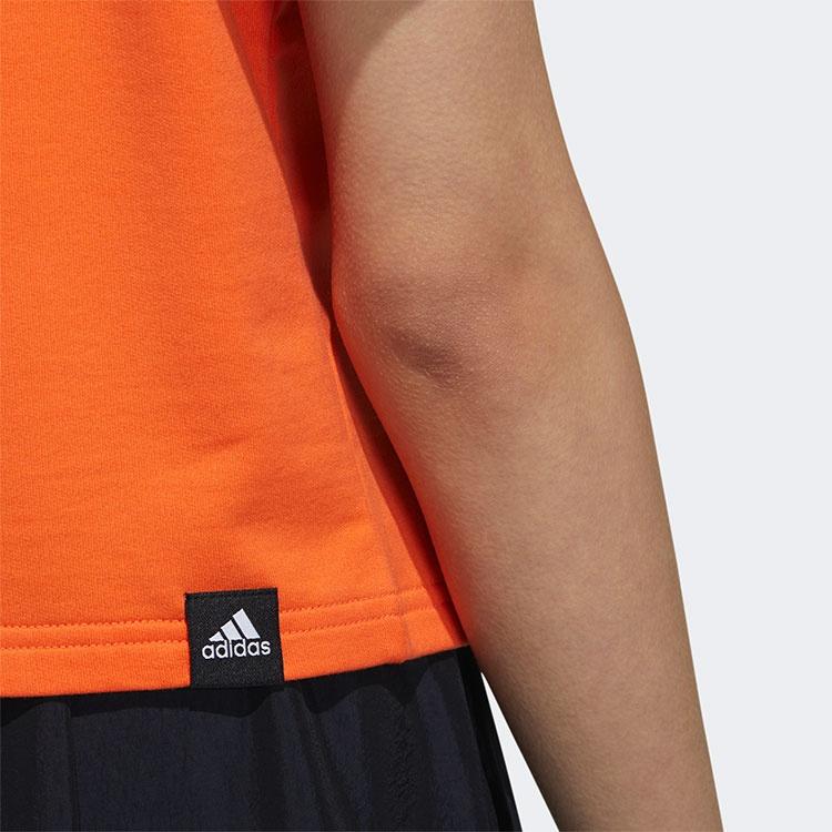 Adidas T Shirts Women's Orange Crew Neck Moderate Other GP0652