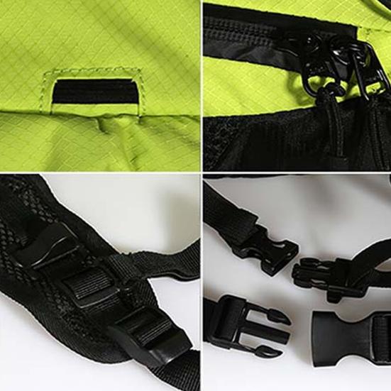 5L Cycling Backpack Luminous LED Turn Signal Reflective Safety Night Riding Running Camping USB Rechargeable Outdoor Waterproof Bag