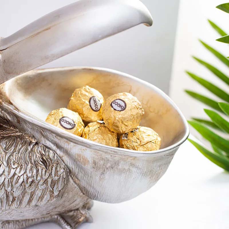 Nordic Resin Toucan Key Storage Box Living Room Table Decoration Creative Statue Home Finishing Decor Porch Key Storage Key Organizer Box Art Craft