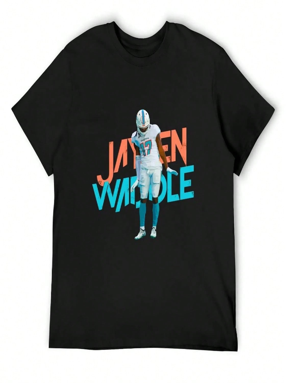 Jaylen Waddle T-Shirt Man Clothes Anime Customs unisexs Clothing S разноцветный