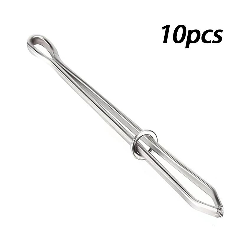2-15 szt.-Klipsy do odzieży ze stali nierdzewnej Narzędzia do szycia DIY Elastyczna taśma Taśma Dziurkacz Nawlekacz do nici do haftu krzyżykowego Sznurek do noszenia Elastyczny zacisk