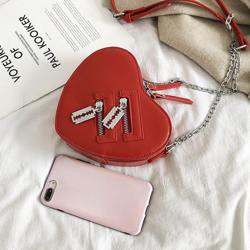 Brand Heart Tote Bag For Women Stone Pattern Pu Leather Crossbody Bags Female Compact Shoulder Bags Cute Purse Handbags