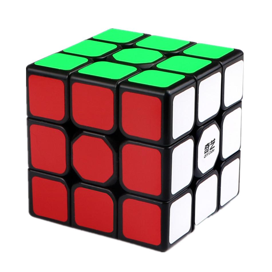 Qiyi Magic Cube 3x3 4x4 Black Stickers Educational Puzzle Magic Cube Toys For Children Kids Gift Toy Cubo Magico