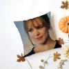 RRachel McAdams Cushion Cover Washable Linen Pillowcase Soft  for Daily Sofa Bed Home Room Decor