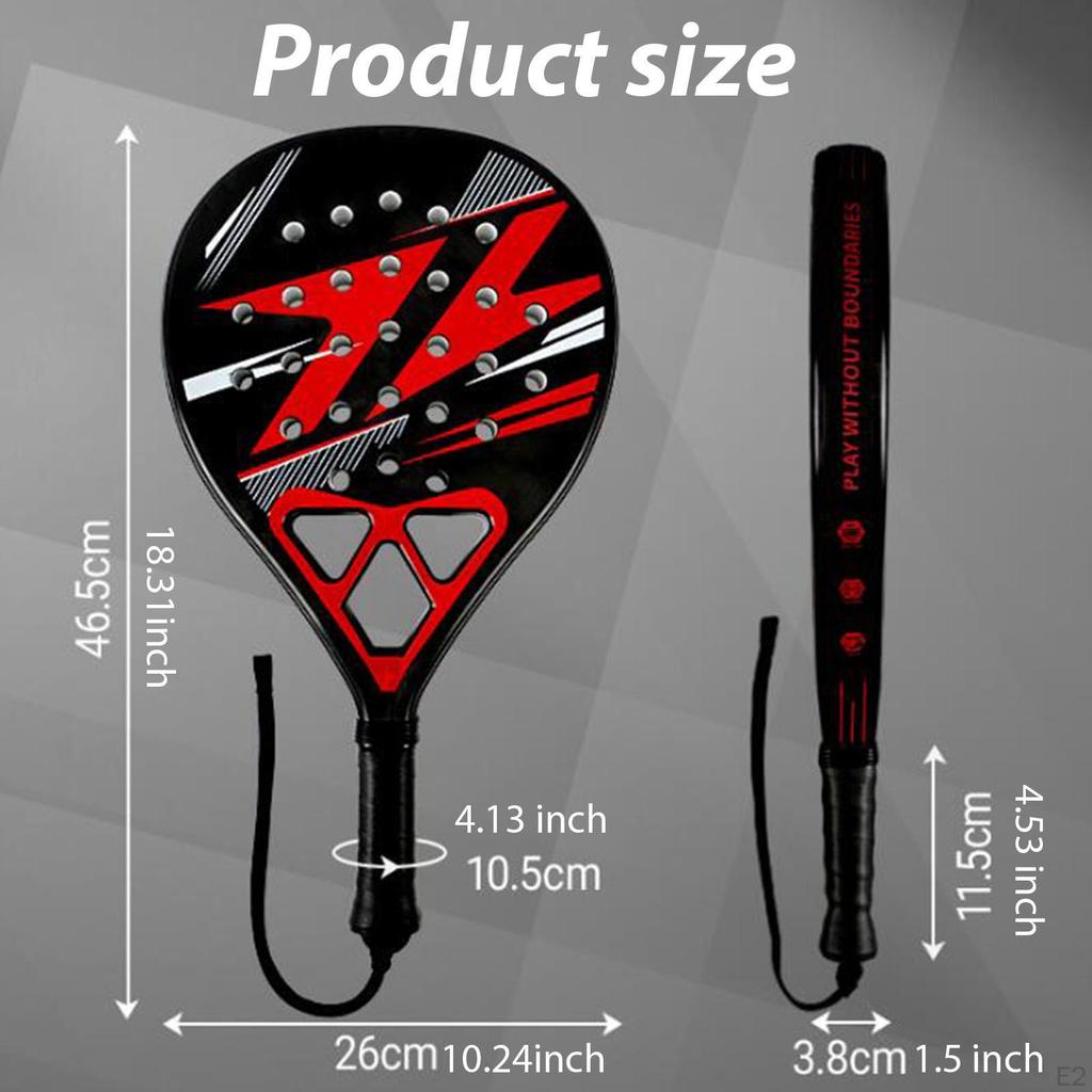 Padel Racket Portable Teenager Racquet for Backyard