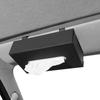 AURAX Car Tissue Car Tissue Holder with Magnetic Easy PU Sun Design Case, Attachment, Installation, Material, Visor/Headrest Storage, 2-Way (Black)
