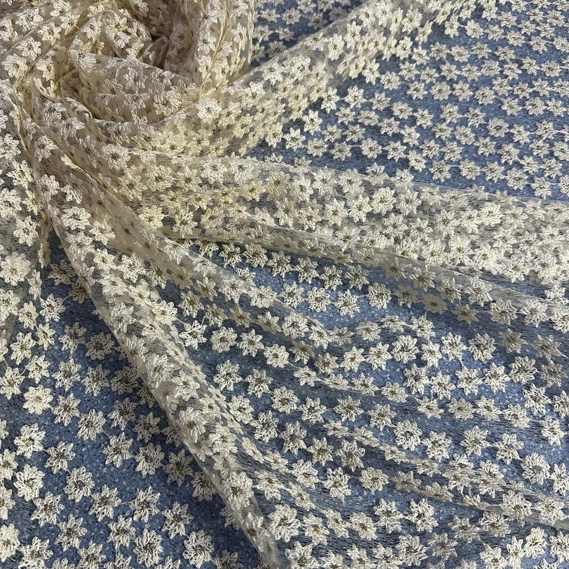 

Свадебное платье Daisy Lace Milk Silk Gold Diamond Mesh с аксессуарами ручной работы