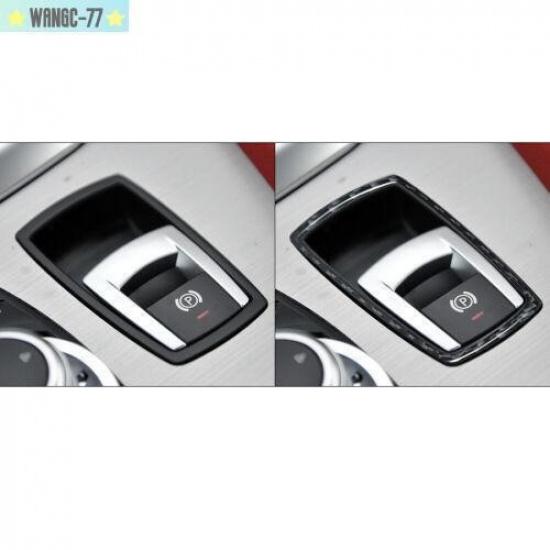 Carbon Fiber For BMW Z4 E89 2009-2016 Interior Electronic Brake Frame Cover Trim