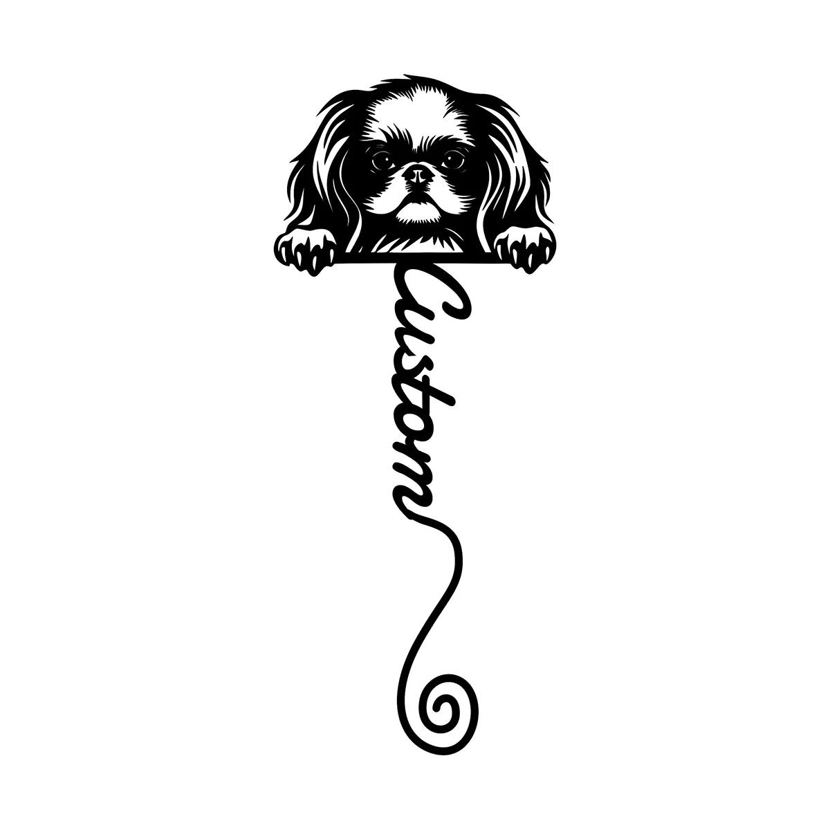 

Metal Bookmark Set, Book Lover Gift, Japanese Chin Dog, Teacher Appreciation, Unique Page Marker, Back to School