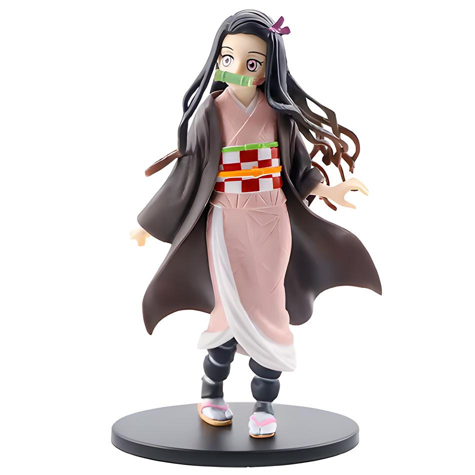 Anime Kimetsu No Yaiba Figure Kamado Tanjirou Action Figure Agatsuma Zenitsu Nezuko Warrior Pvc Model Toys