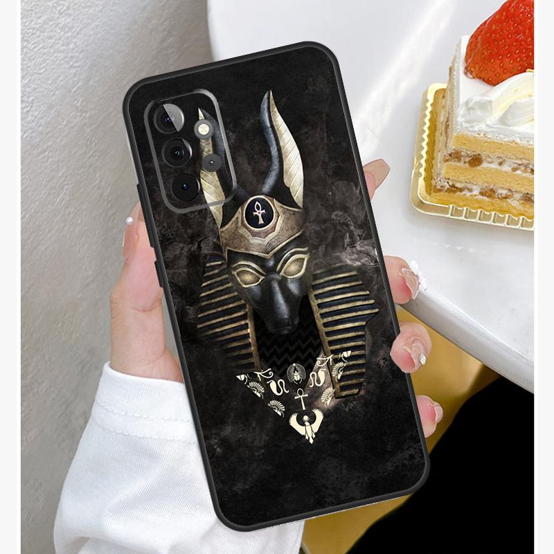 Egypt Nefertiti Anubis Ankh Case For Samsung Galaxy A55 A35 A15 A14 A34 A54 A73 A53 A33 A23 A13 A12 A32 A52 A51 Cover