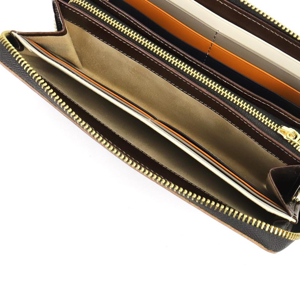 Takeo Kikuchi Idea Round Zipper Long Wallet 756607 Brown