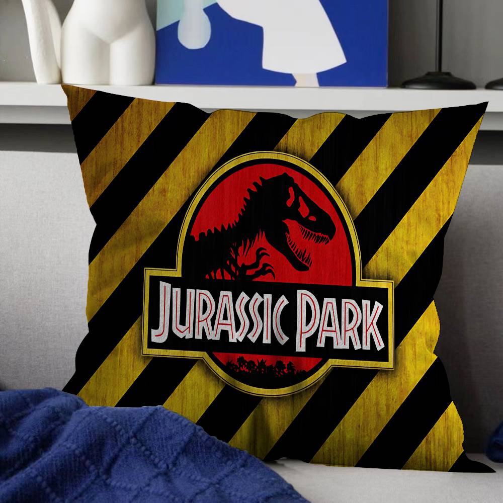 Dinosaur Cartoon Jurassic Park Pillowcase Toon Gift Cushion Cover Bedroom Home Sofa Chair Seat Decor Pillow Case