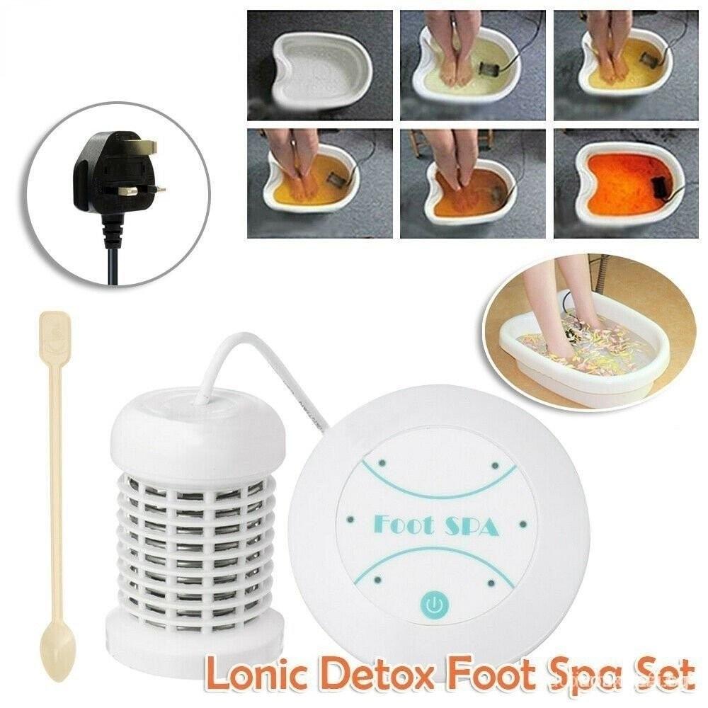 Household Mini Detox Foot Spa Machine Ionic Detox Foot Bath Massage Equipment Portable Hydrotherapy Instrument