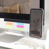 Acrylic Computer Monitor Memo Board Sticky Note Holder Mount Desktop Organizer for Screen, Office Home, Laptop Work Accessory