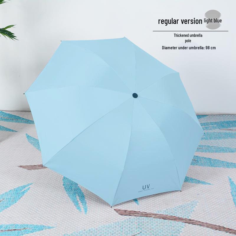 Dual-Use Automatic Folding Umbrella - Large Sunshade for Men & Women with Custom Logo and Sunscreen Protection.