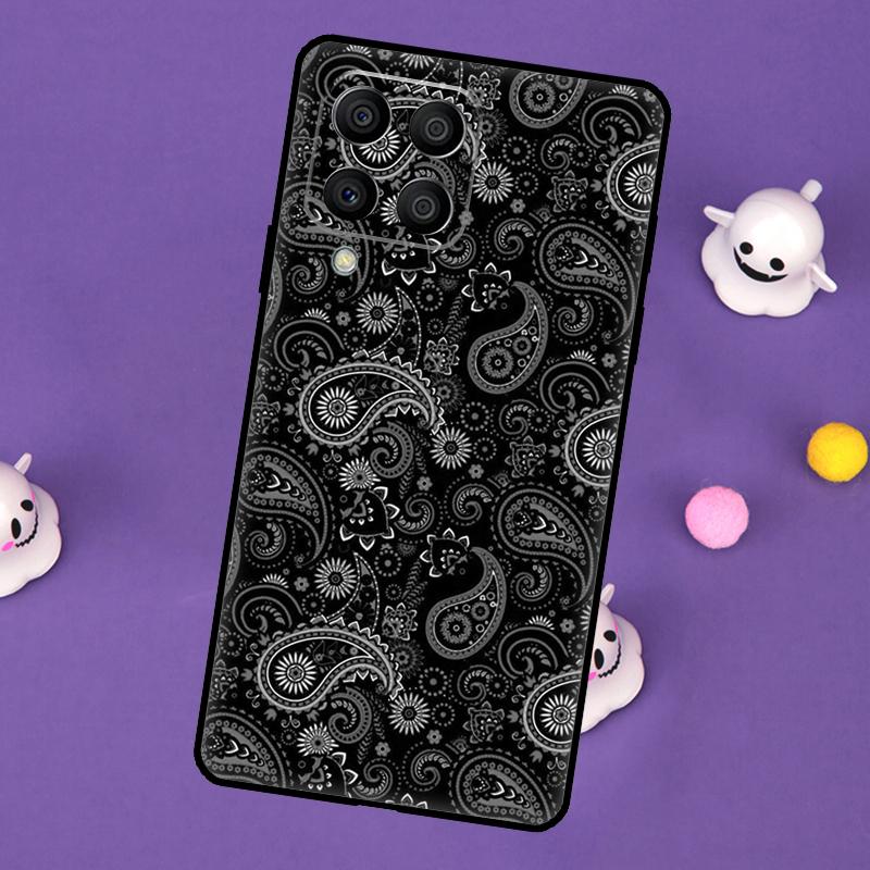 Bandana Paisley Pattern Art Cover For Samsung Galaxy M20 M30s M33 M13 M23 M53 M15 M55 M31 M51 M14 M34 M54 M32 M52 Case