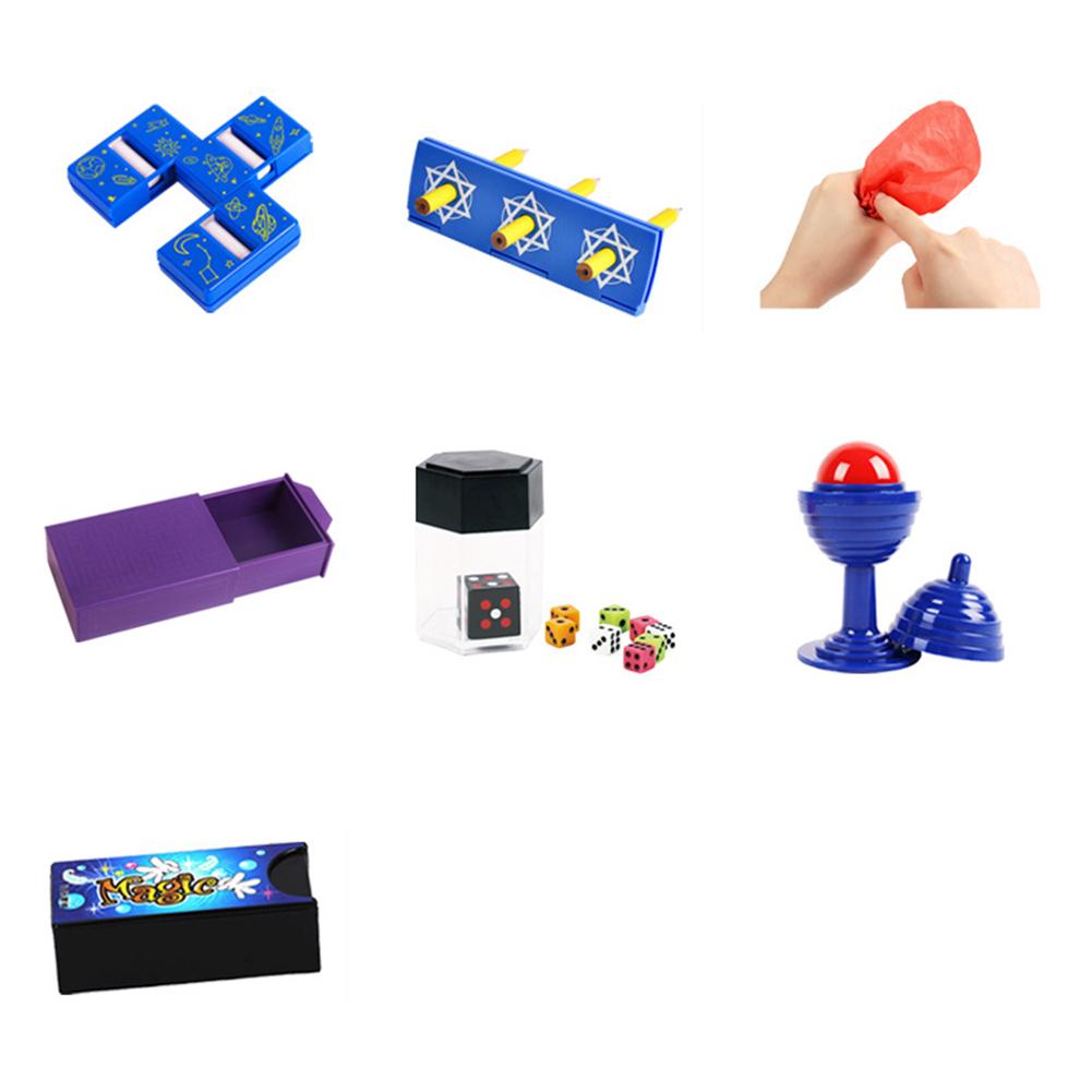 Magic Kits For Boys Girls Funny Magic Tricks Pretend Play Props Party Favor For Children Birthday Gifts