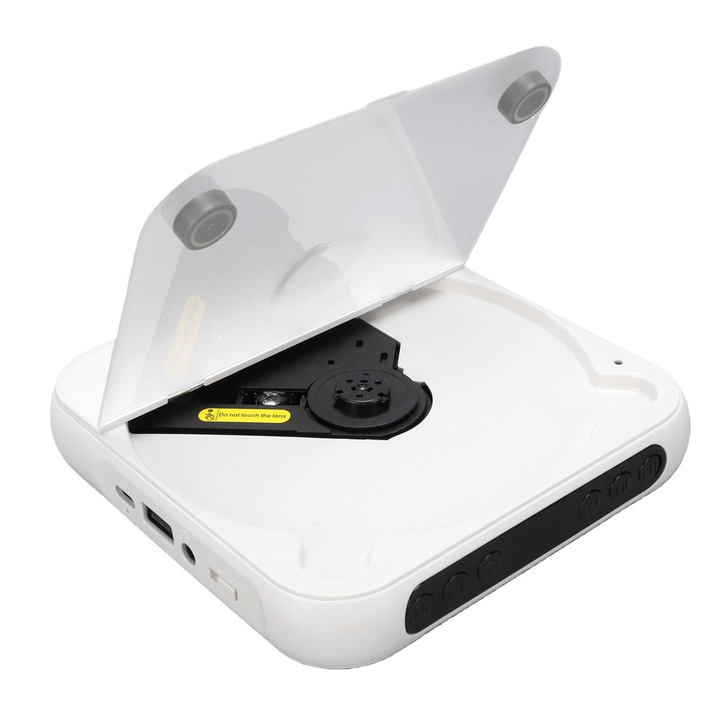 Portable CD Player High Fidelity Sound Bluetooth Car CD Player with 3.5mm AUX Port FM Radio