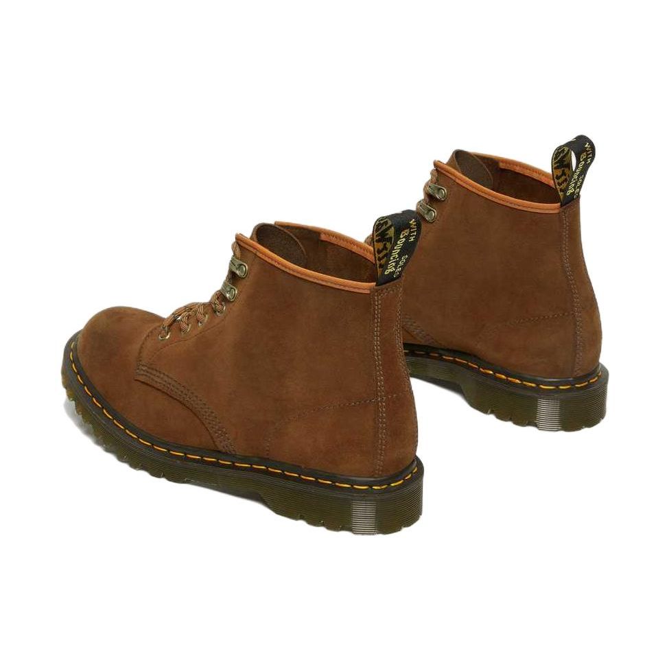 Dr. Martens 101 Leather Fashion Versatile Short Boots Unisex Boots Brown Yellow 27781220