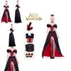 Fancy Polyester Alice In Wonderland The Red Queen Halloween Outfit