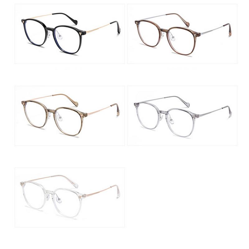 Round Myopia Glasses Metal Frame Prescription Spectacles Myopia -0.5 To -6.0 , Hyperopia +0.5 to +6.0
