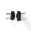 10Pcs 14mm 18mm Connector Plugs with Banana Plug and RCA Audio/Video Terminal Block, 3mm Needle Short-circuit Plugs