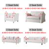 High Grade Plush Stretch Sofa Covers for Living Room Sectional Corner Couch Slipcover Elastic Furniture Protector 1/2/3/4 Seater