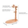 Embroidery Stands For Hand Work Wooden Embroidery Frame Stand Adjustable Rotatable Needlework Stand Embroidery Hoop Holder Desk